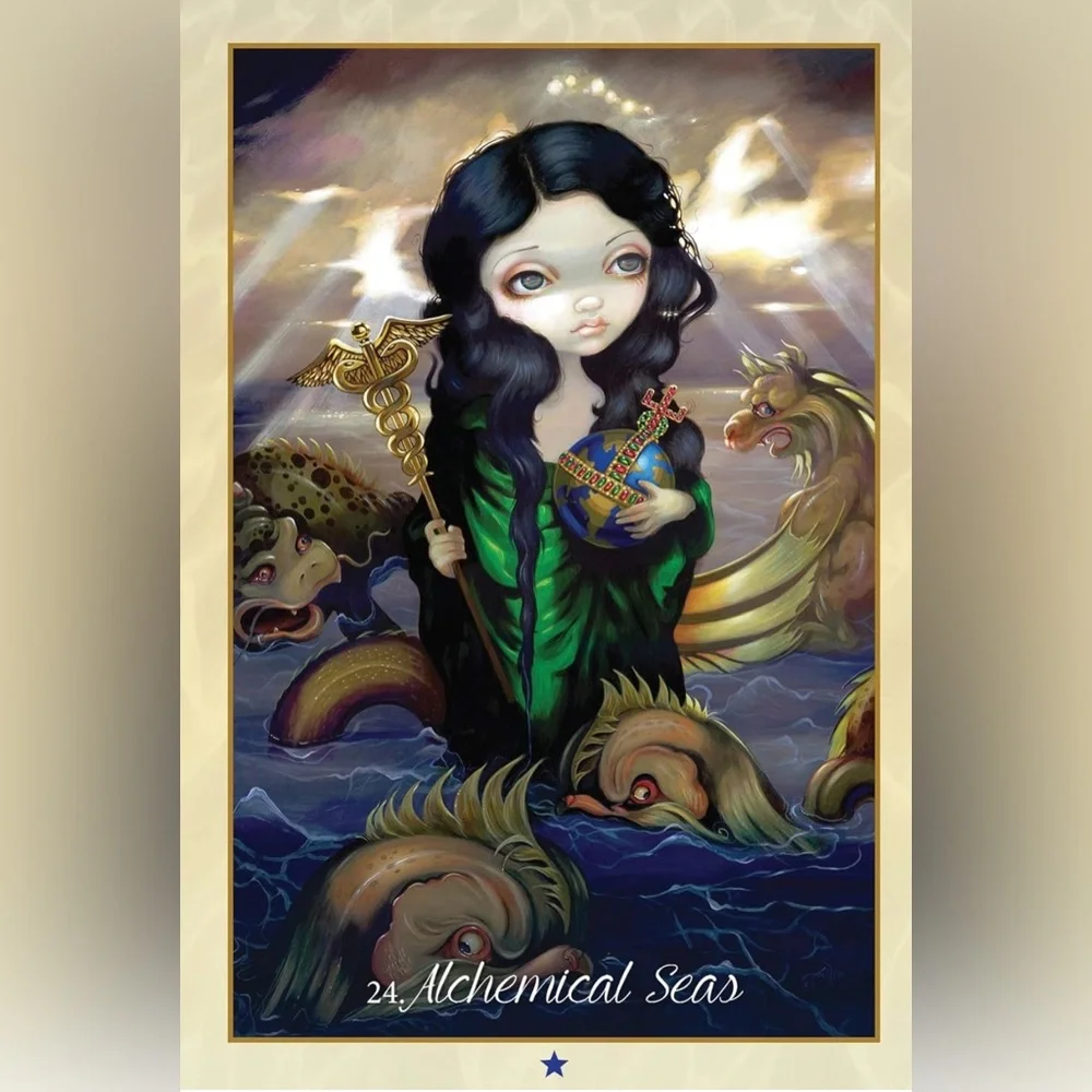 MYTHS & MERMAIDS Oracle Of The Water 42-Card Deck W/NWOT Velvet DREAMS Journal